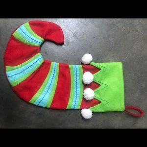 Set of 4 Large Elf Foot Stockings